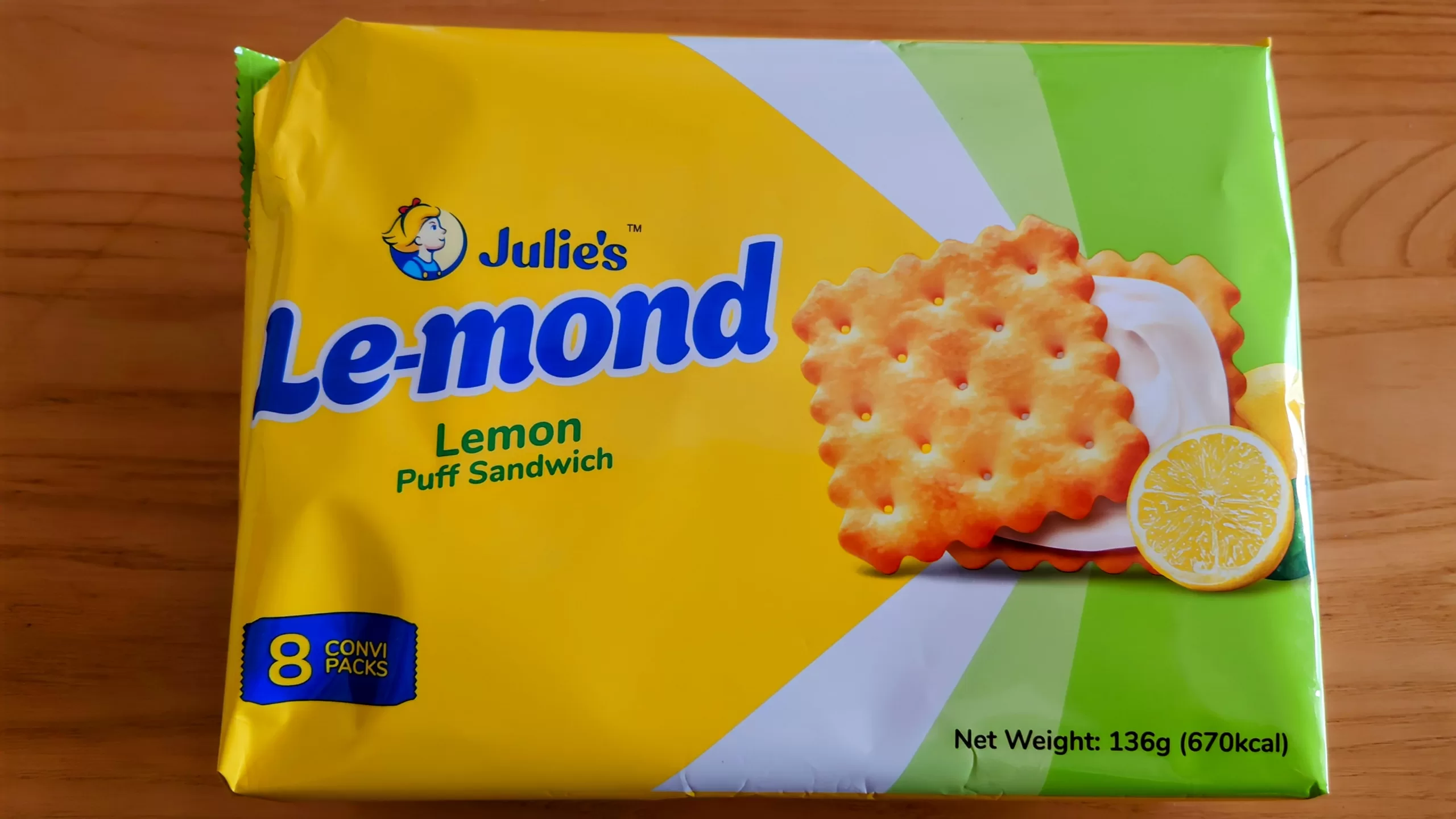 業務スーパー ジュリーズ ル・モンド レモンクリームサンド