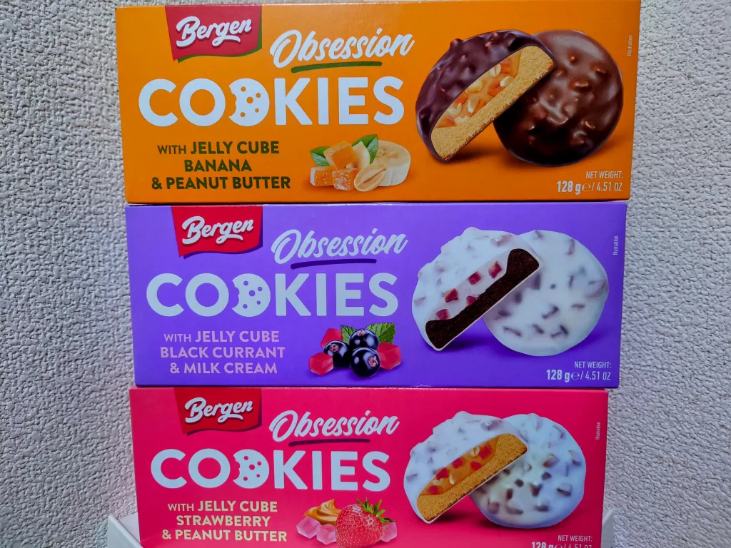 ポーランド産ゼリーキューブビスケット3種