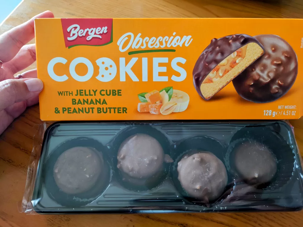 ゼリーキューブビスケット「バナナ&ピーナッツバター」