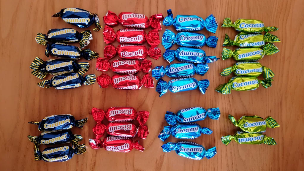 業務スーパーの「カジュアルアソートチョコレート」の中身