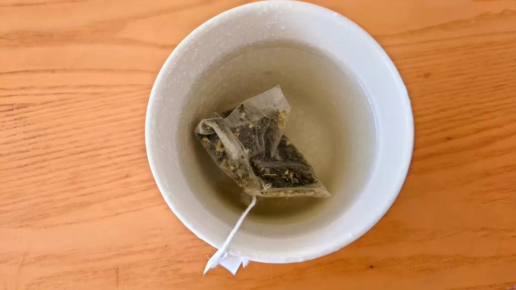 無印良品 桜グリーンティーの淹れ方