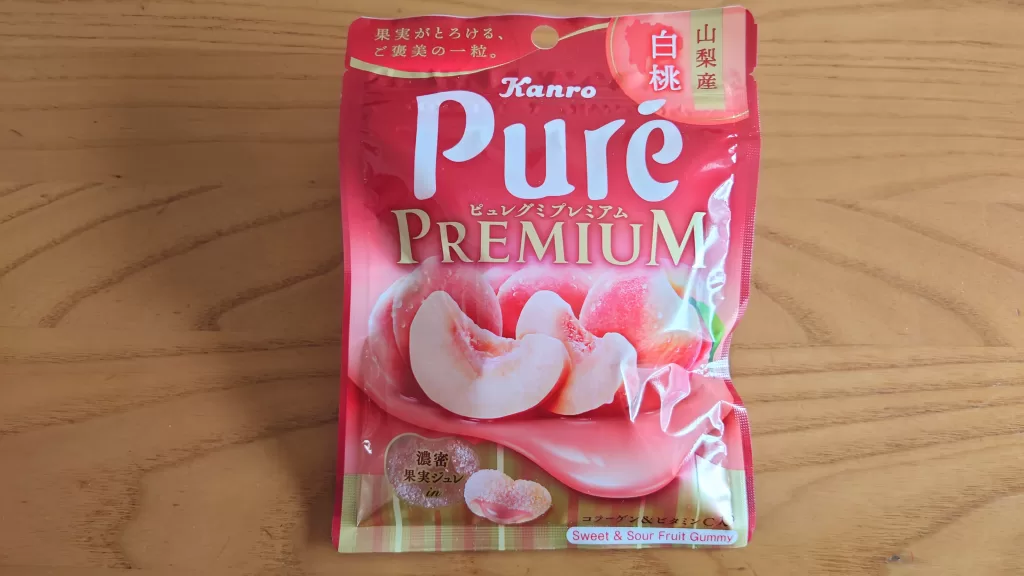 ピュレグミプレミアム 山梨産白桃