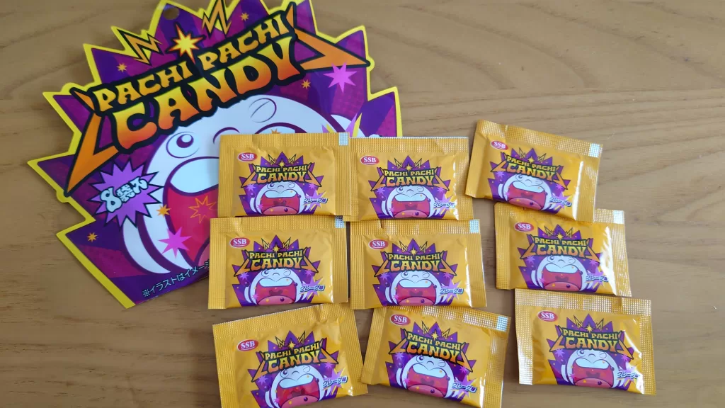 ダイソーのパチパチキャンディ