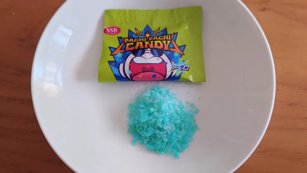 ダイソーのパチパチキャンディ