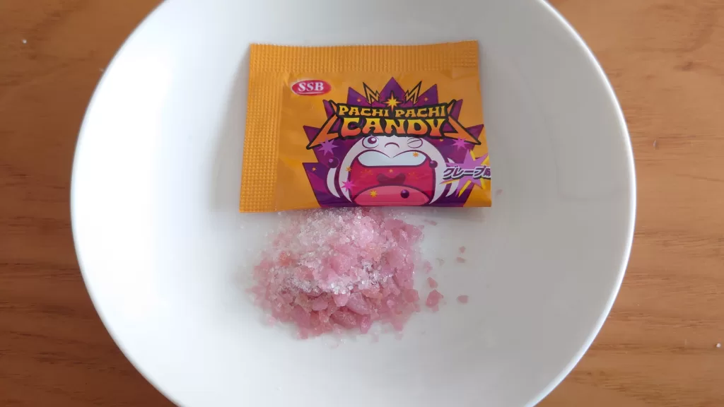 ダイソーのパチパチキャンディ