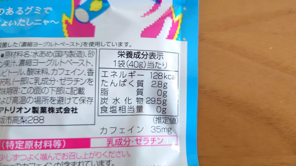 エニャジードリンクグミ