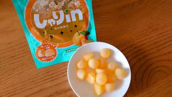 しゃりinグミ さわやかみかん味
